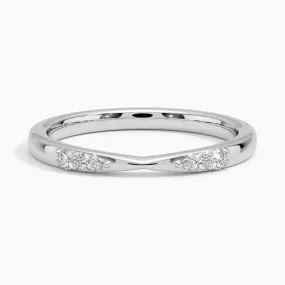 0.07CTW Lark Wedding Band Ring - LR67