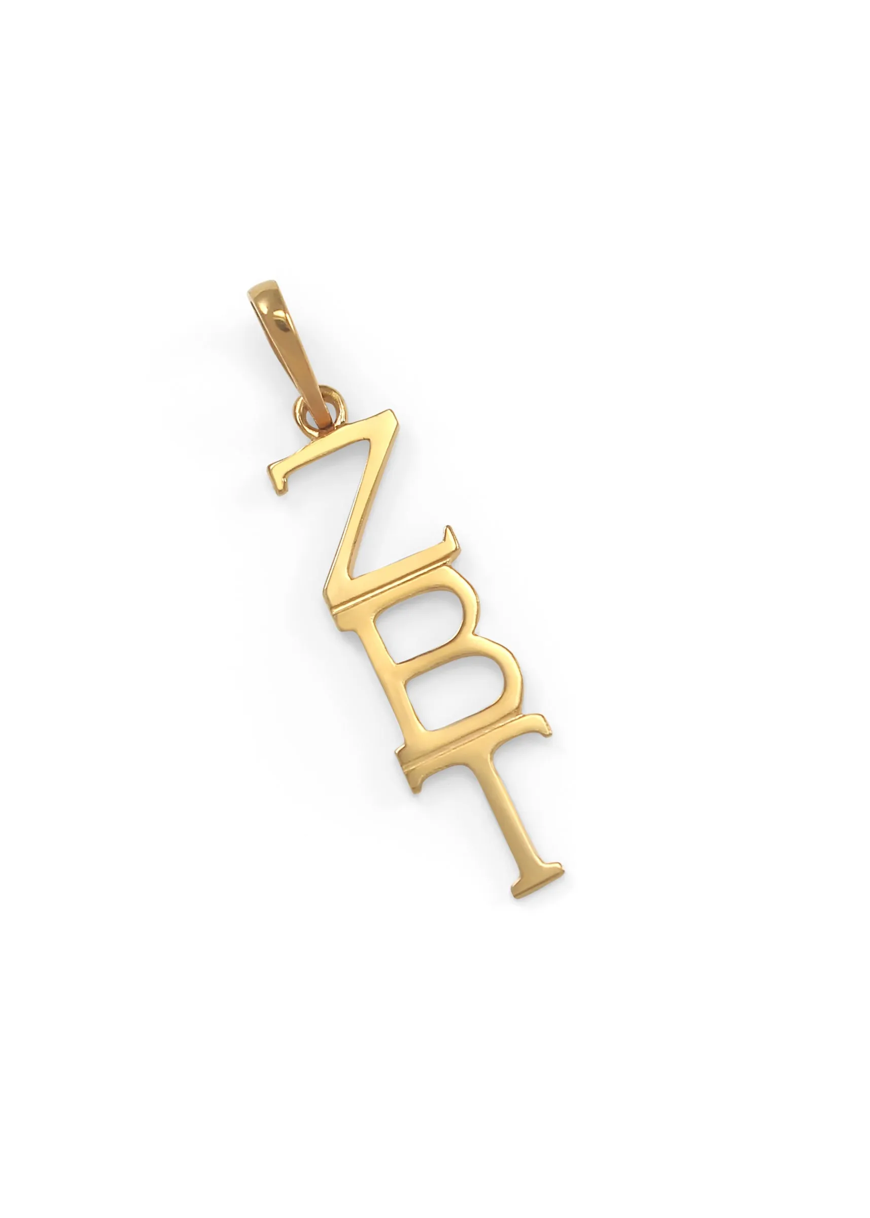 14k Solid Gold Zeta Beta Tau Lavaliere