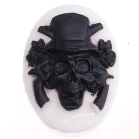 2014 New 18*25MM Oval Beauty Head Resin Flatback Cabochons,Black;for 18*25mm Cabochon/Picture/Cameo;sold 20pcs per pkg