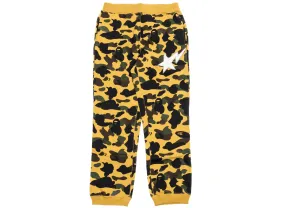 A Bathing Ape 1st Camo Sweatpants in Yellow xld