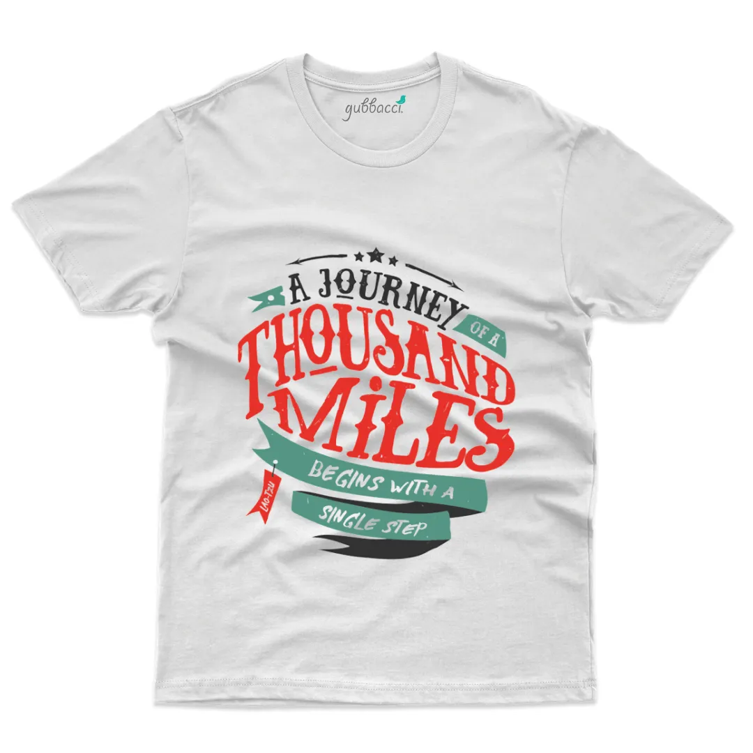 A Journey of a Thousand Miles - Typography Collection