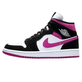 Air Jordan 1 WMNS Mid 'Black Cactus Flower'