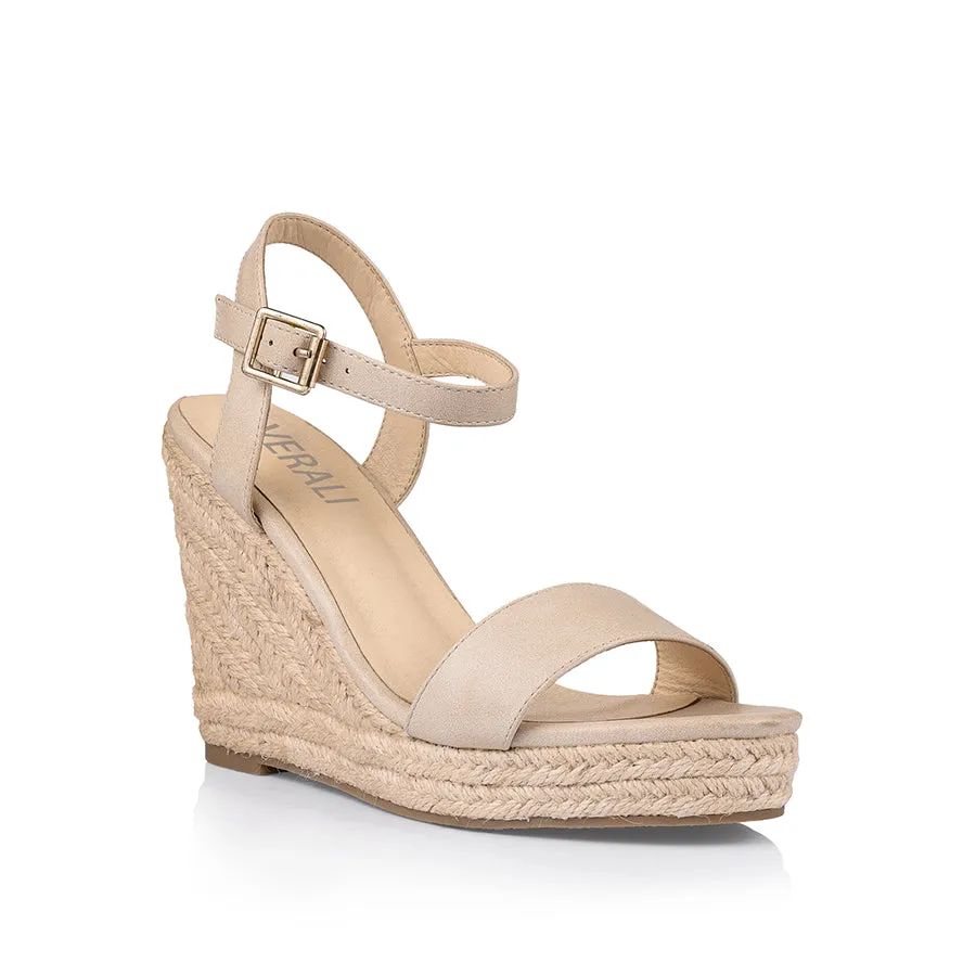 Amaya Rope Wedges - Nude