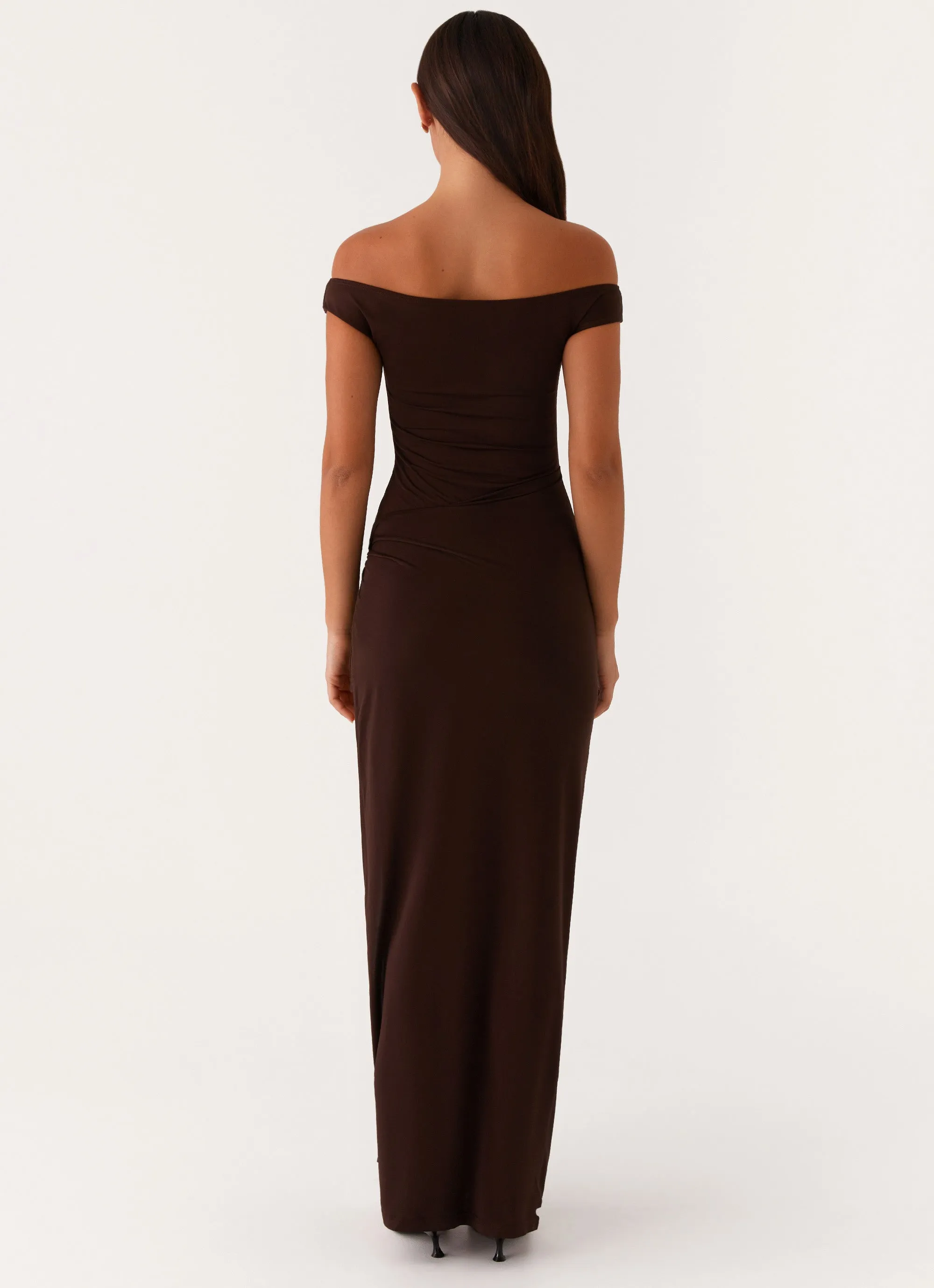 Amerie Maxi Dress - Chocolate