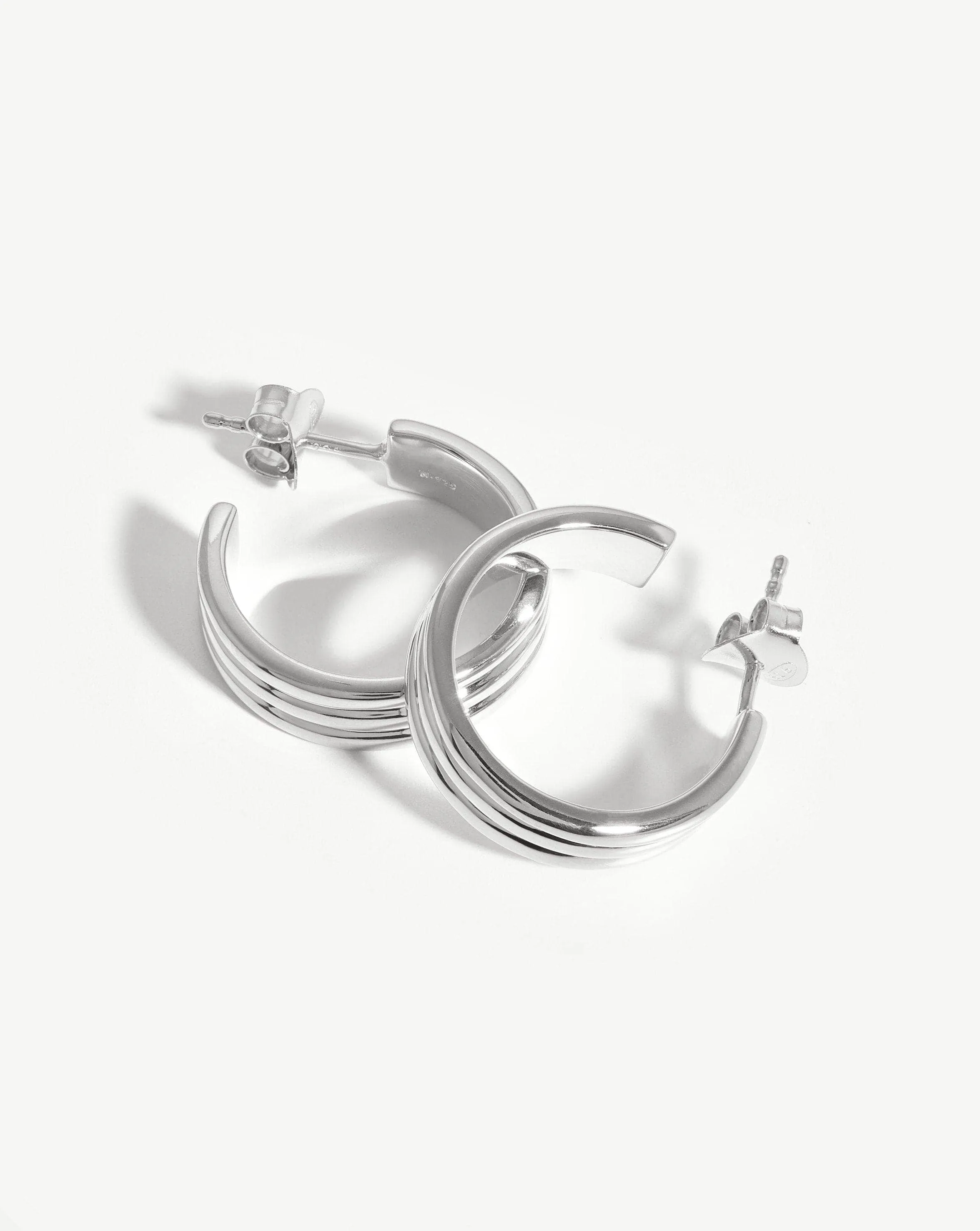 Ancien Hoop Earrings | Sterling Silver