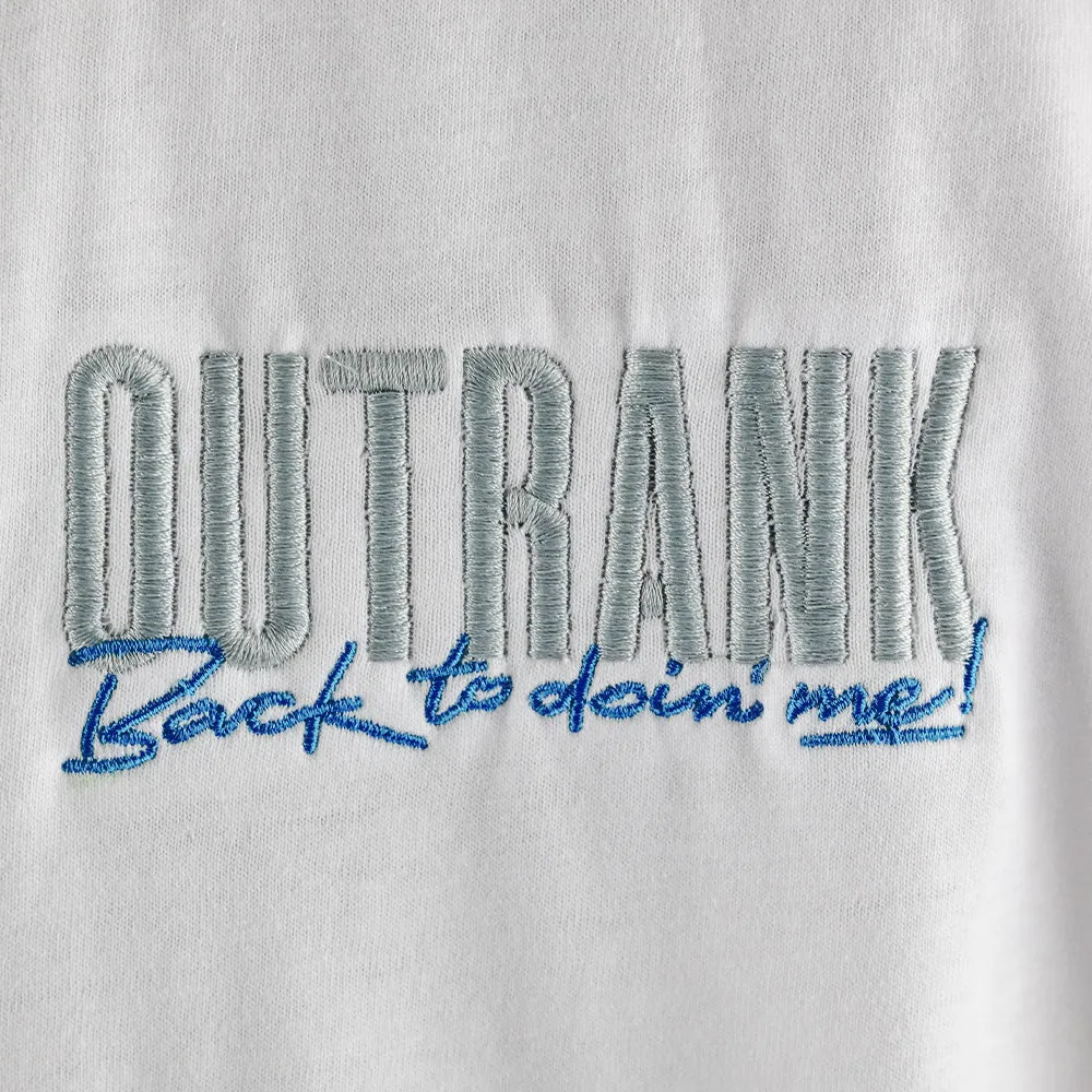 Back To Doin' Me Embroidered T-Shirt