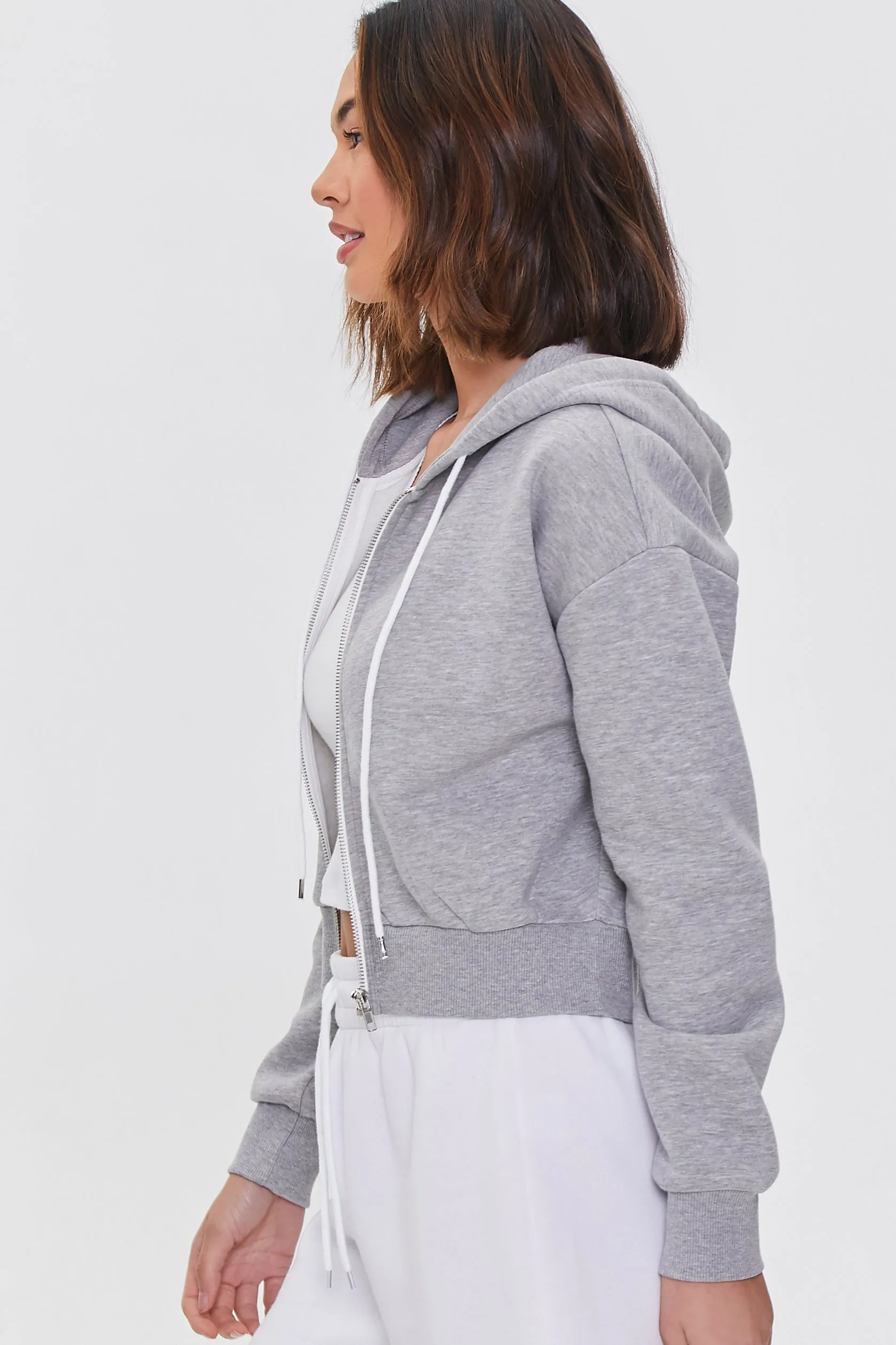 Basic Fleece Zip-Up Hoodie