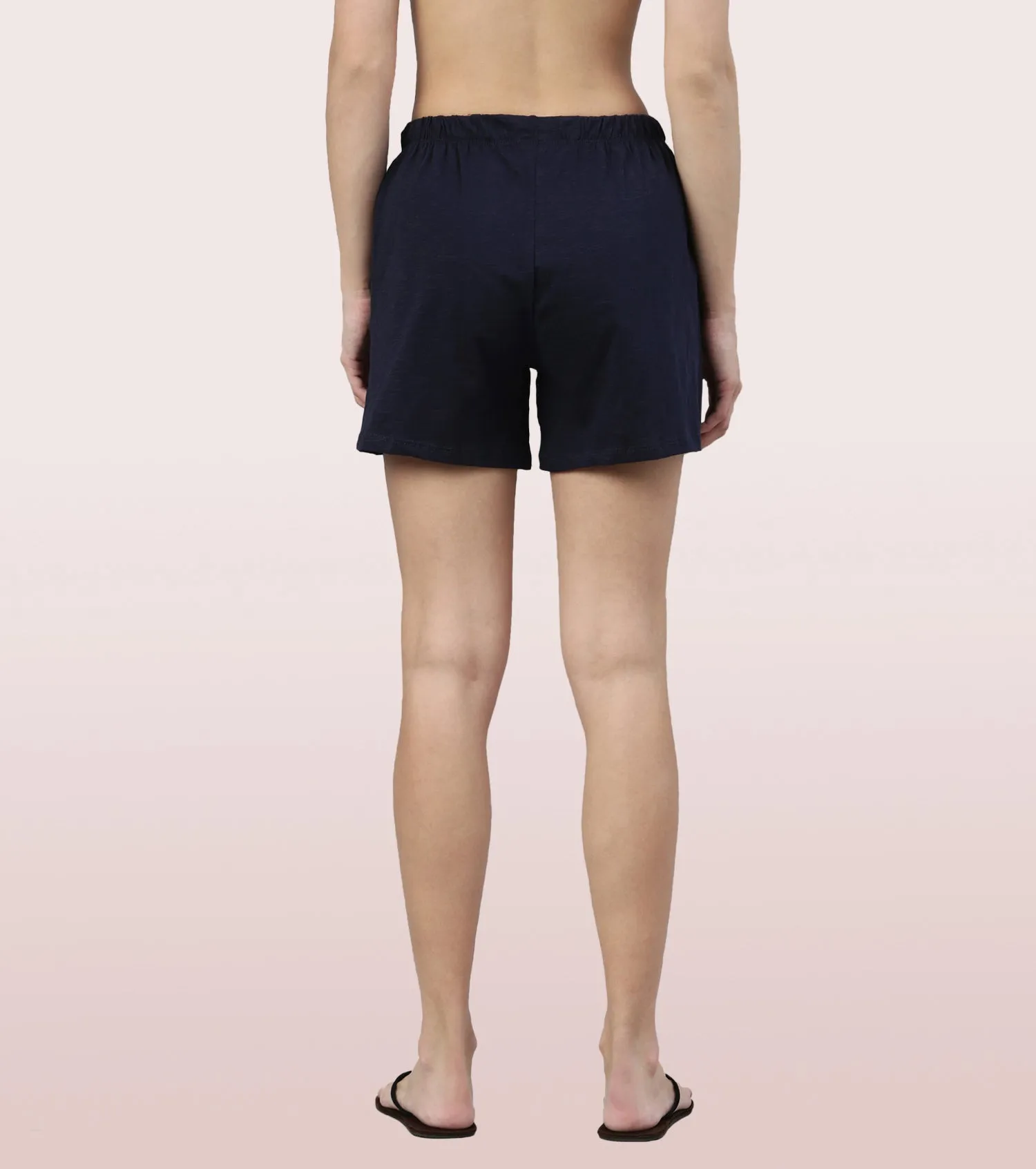 Basic Shorts | Mid-Thigh Length Jersey Shorts With Pockets