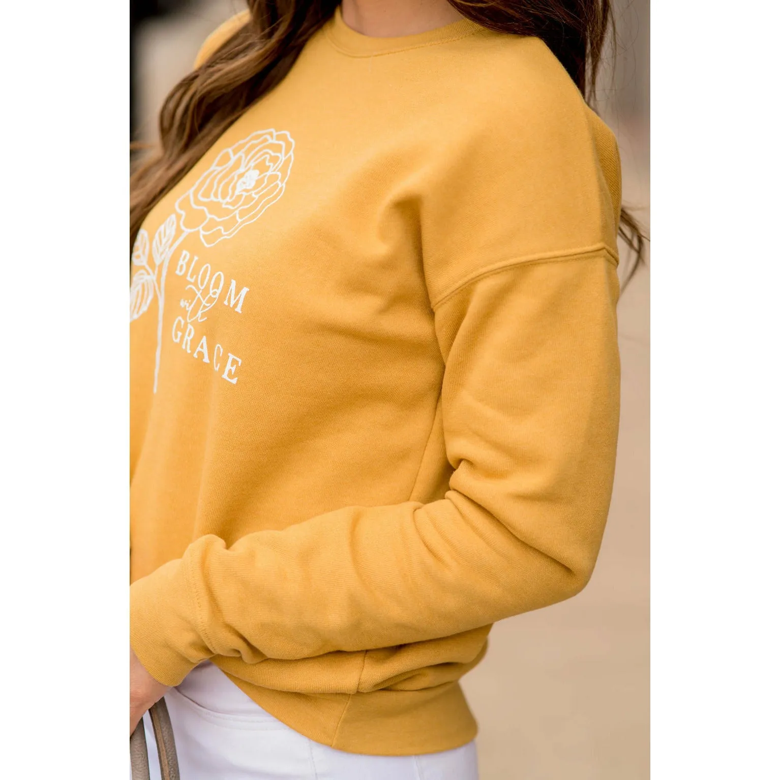 Bloom With Grace Graphic Sweatshirt