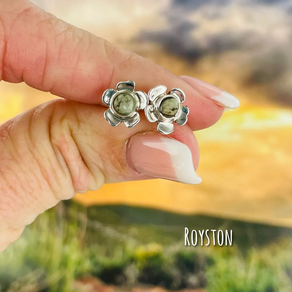 Blossom {small flower stud earrings}