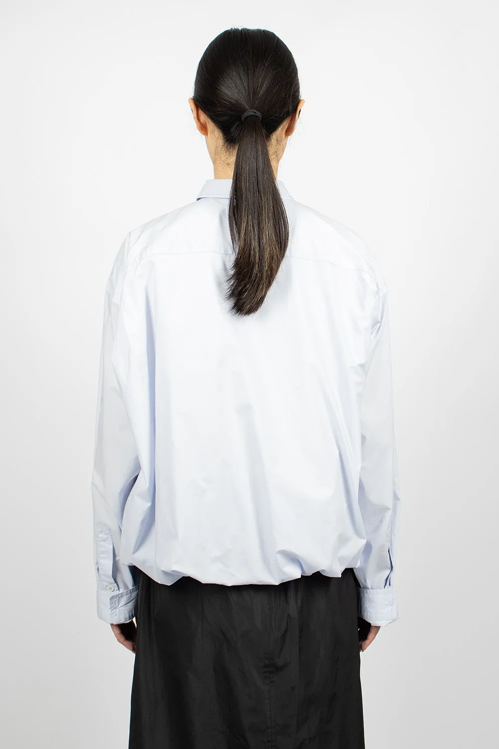 Bonaire Waist Elastic Shirt Waterfall/Ivory