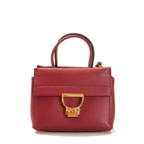 Borsa Donna a Mano COCCINELLE in Pelle linea Arlettis Colore Garnet Red Misura Piccola