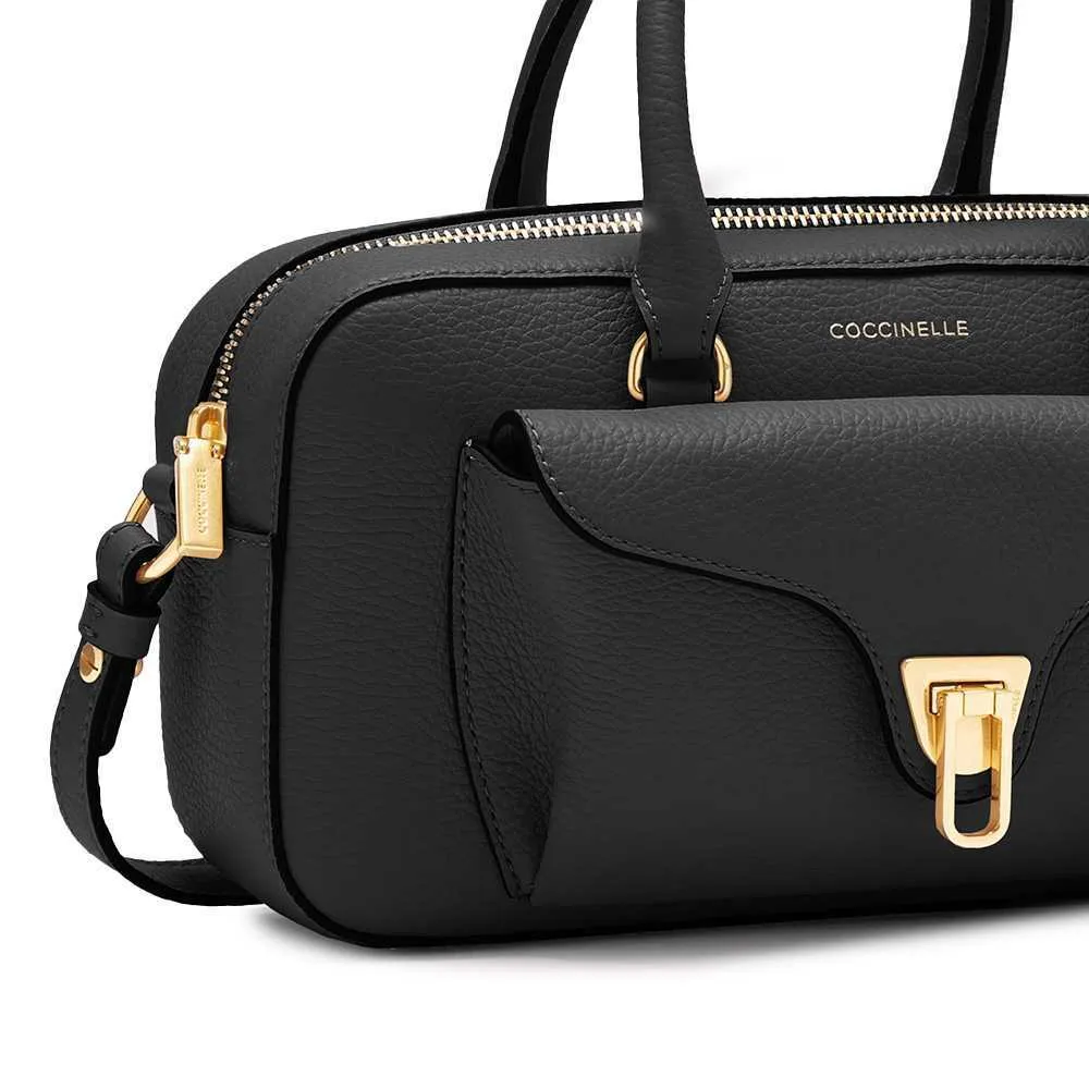 Borsa Donna a Mano COCCINELLE in Pelle linea Beat Soft Colore Nero