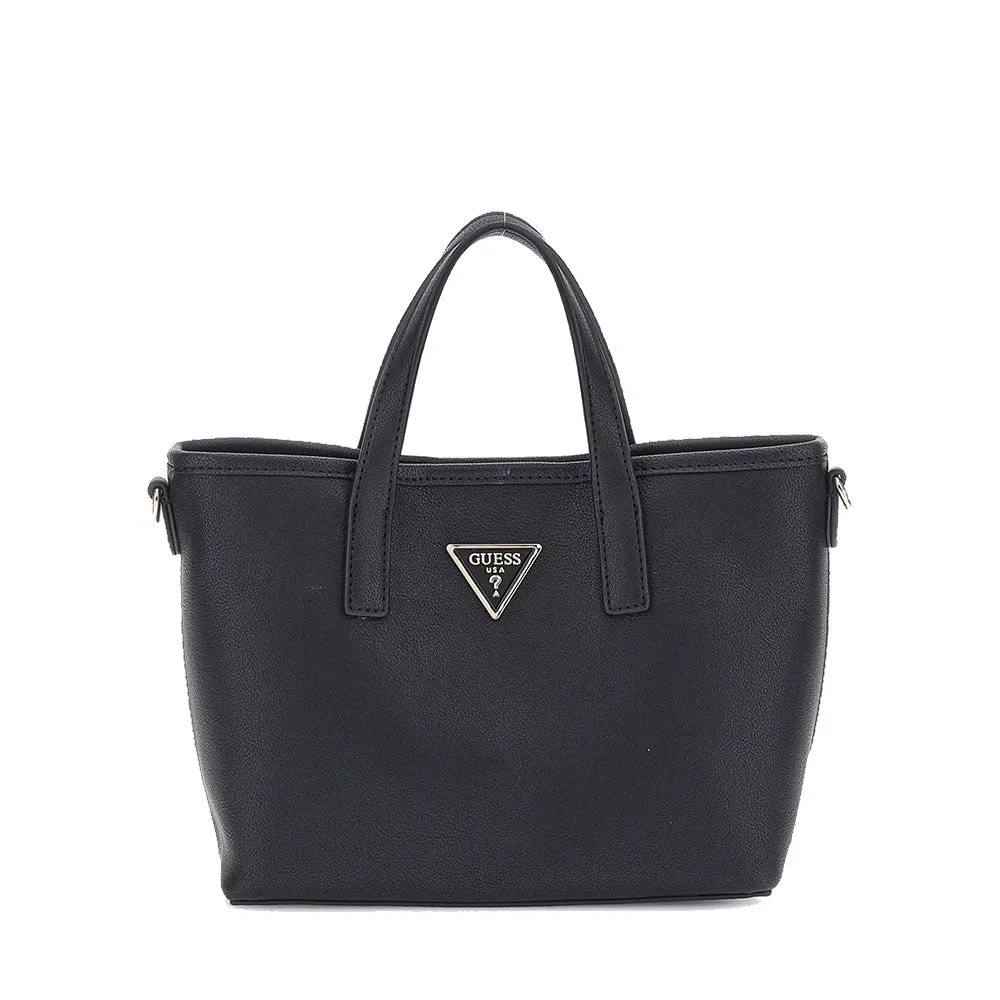 Borsa Donna a Mano con Tracolla GUESS Linea Latona Mini Colore Nero