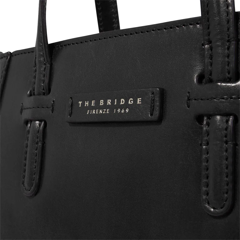 Borsa Donna a Mano con Tracolla THE BRIDGE linea Diana in Pelle Nera