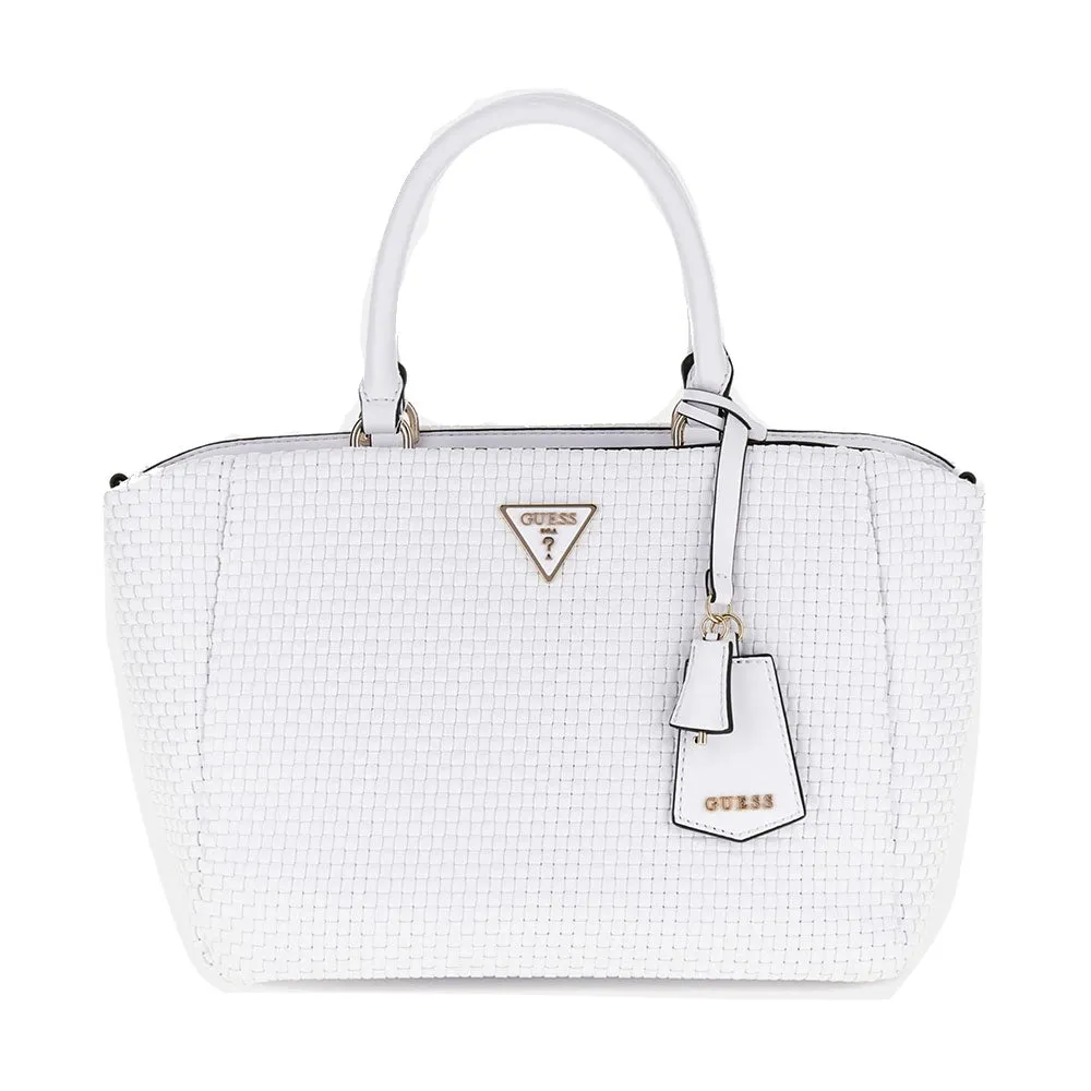 Borsa Donna a Mano GUESS con Tracolla Linea Etel colore Bianco