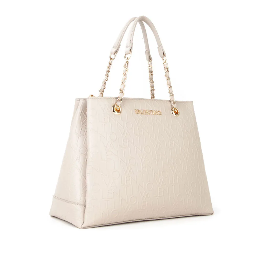 Borsa Donna a Spalla VALENTINO BAGS linea Relax Colore Beige