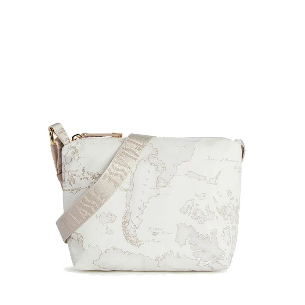 Borsa Donna a Tracolla Piccola 1A Classe Alviero Martini linea Geo Soft colore Geo White S002