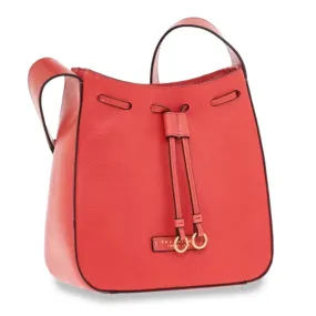 Borsa Donna Secchiello THE BRIDGE linea Carlotta in Pelle color Salmone