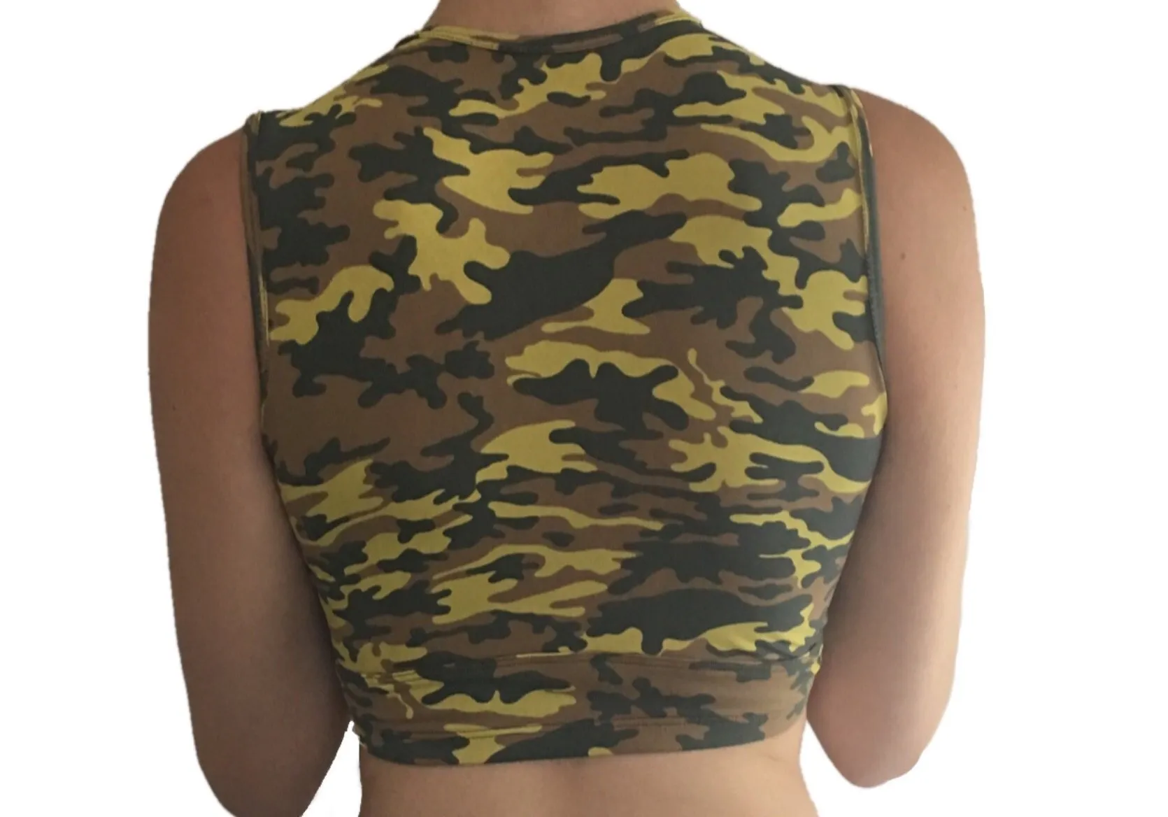 Camo Melrose Crop Top