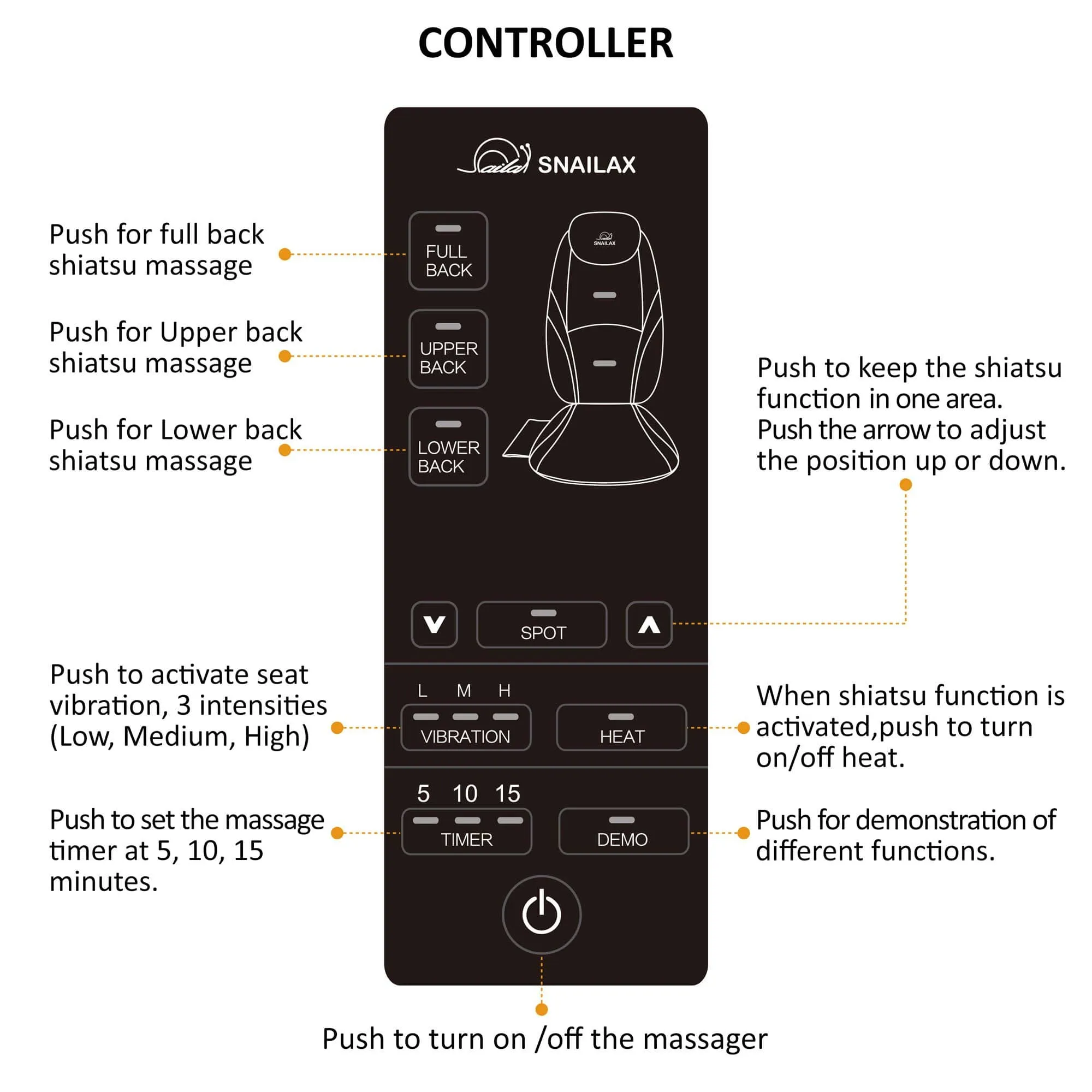 Certified Refurbished - Shiatsu Back Kneading Massage Cushion - 256