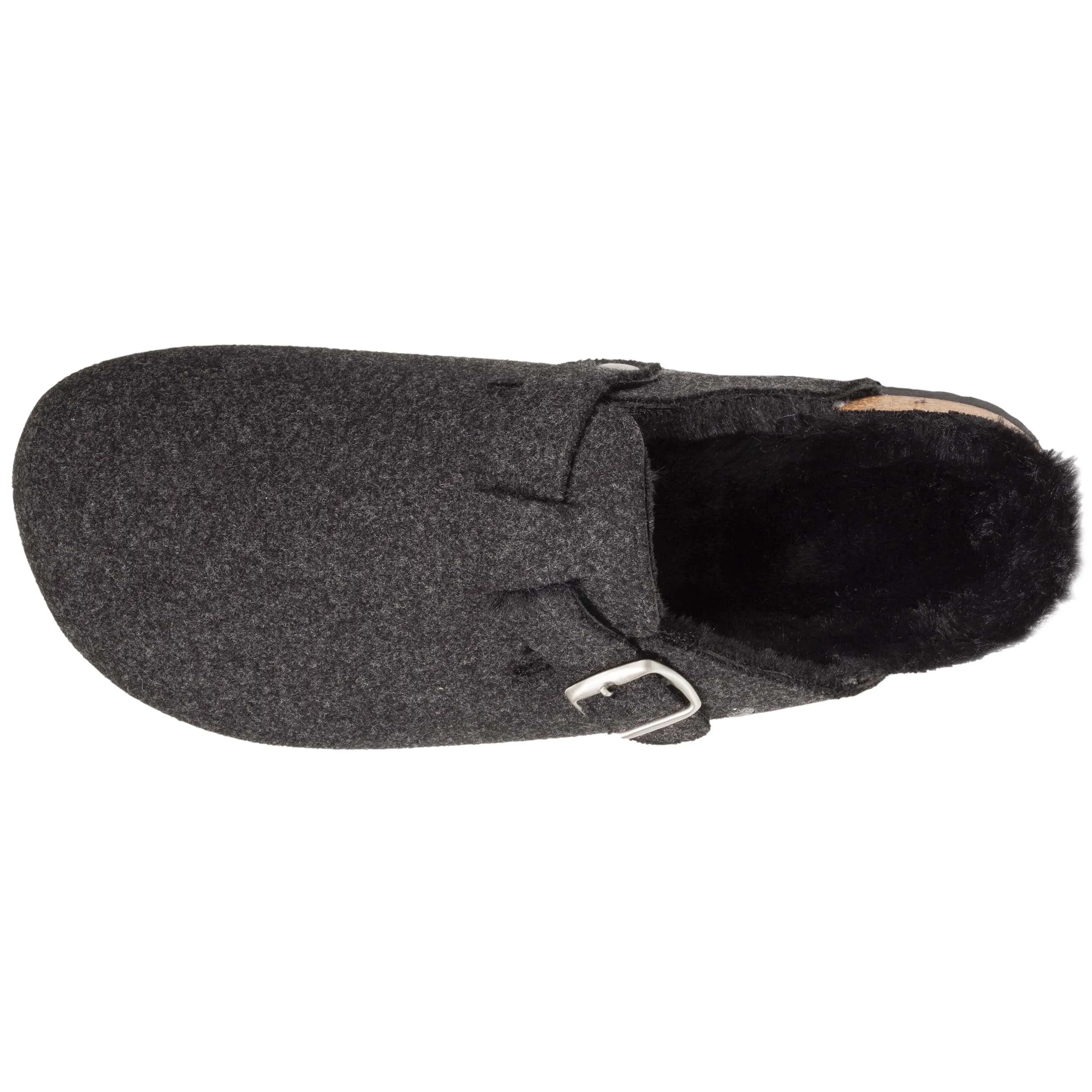 Chaussons sabots Homme Gris Chiné Liège