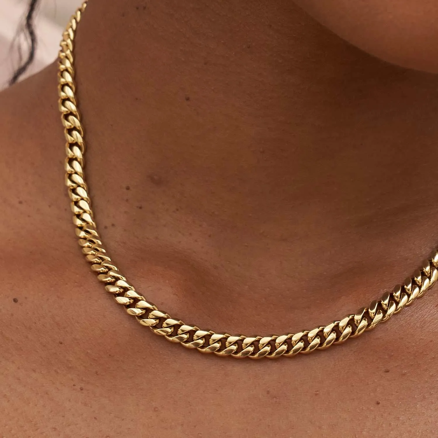 Cuban Link Necklace In Yellow Gold - 5mm