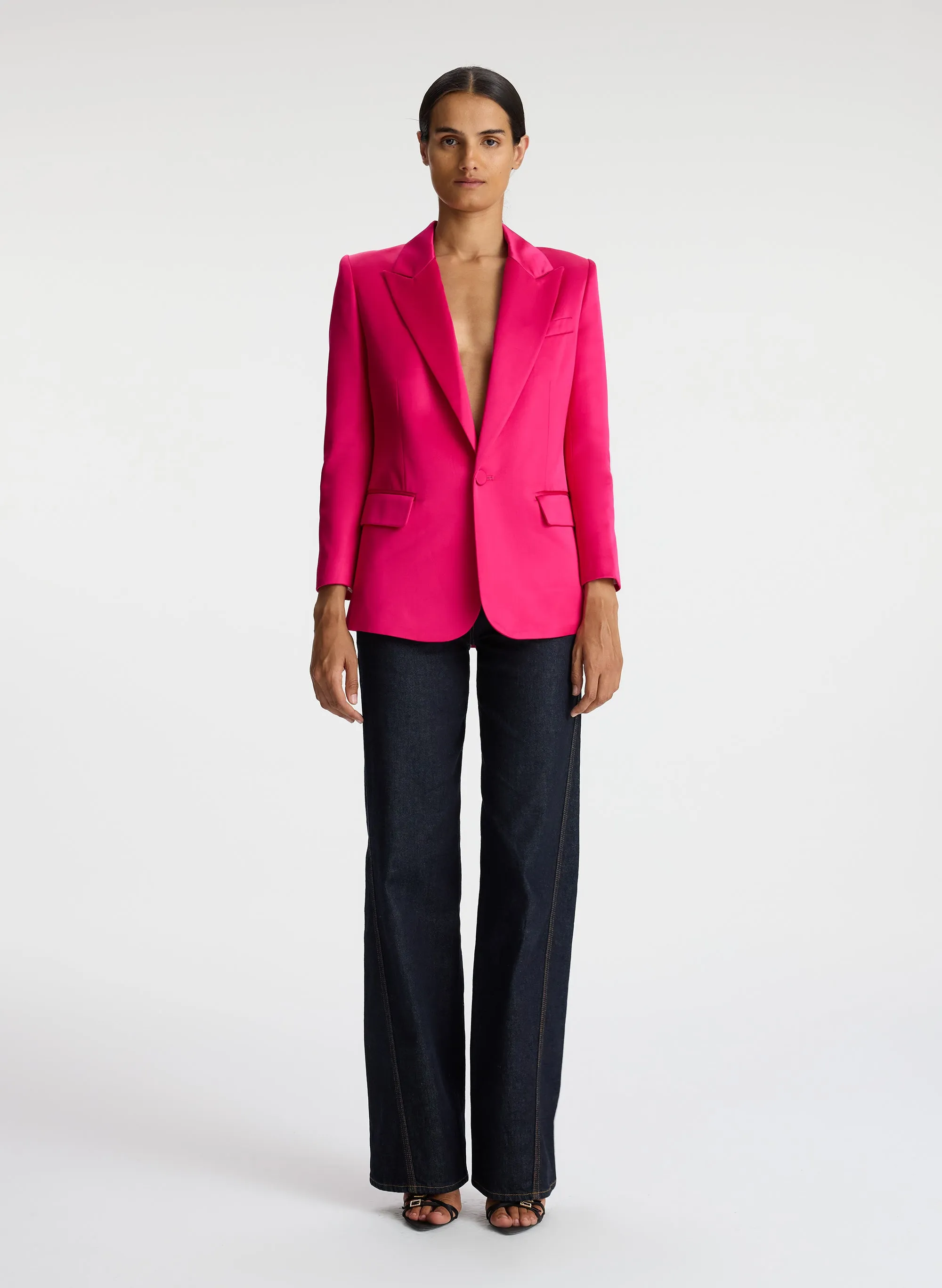 Davin II Structured Satin Jacket