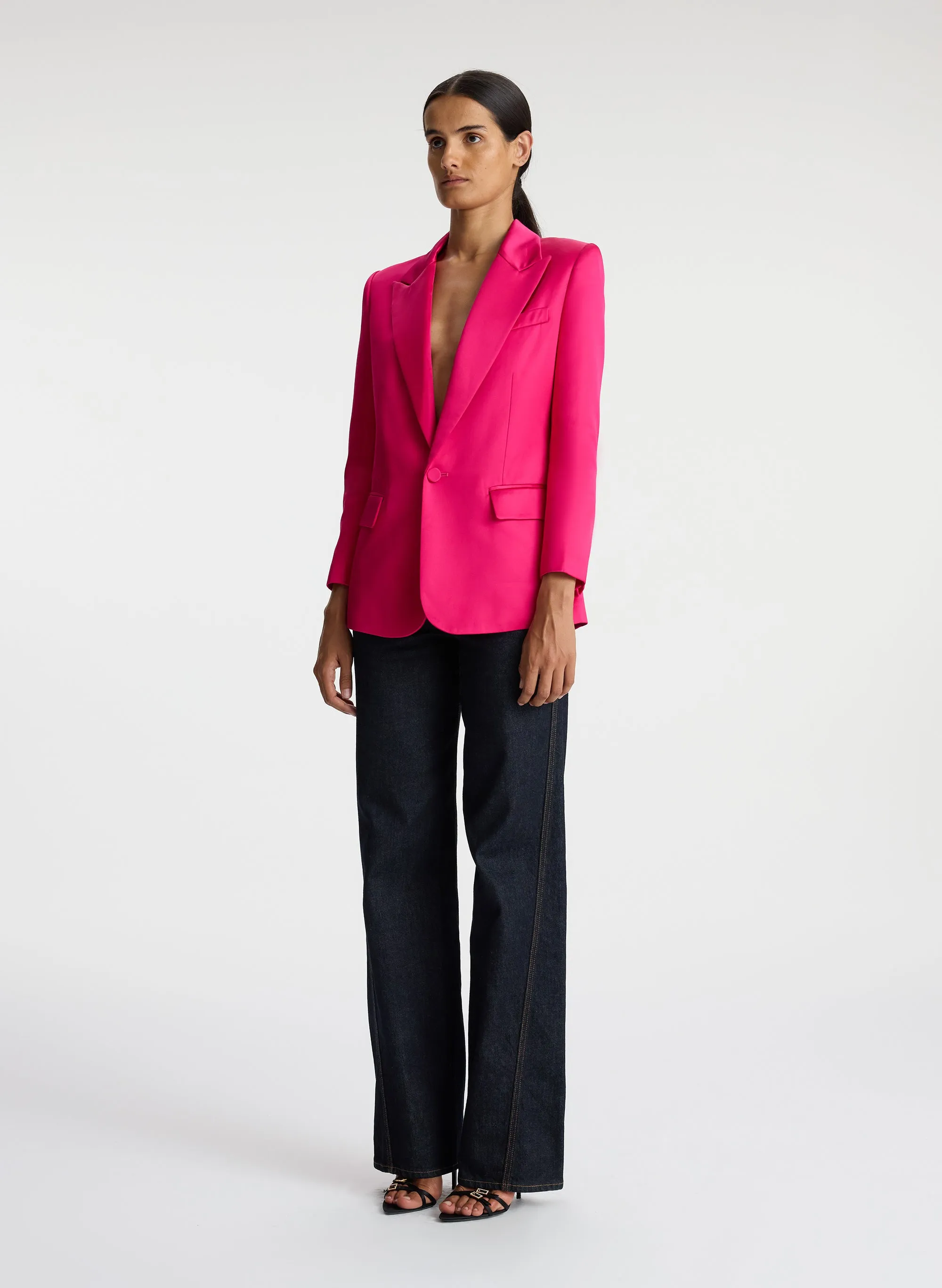 Davin II Structured Satin Jacket