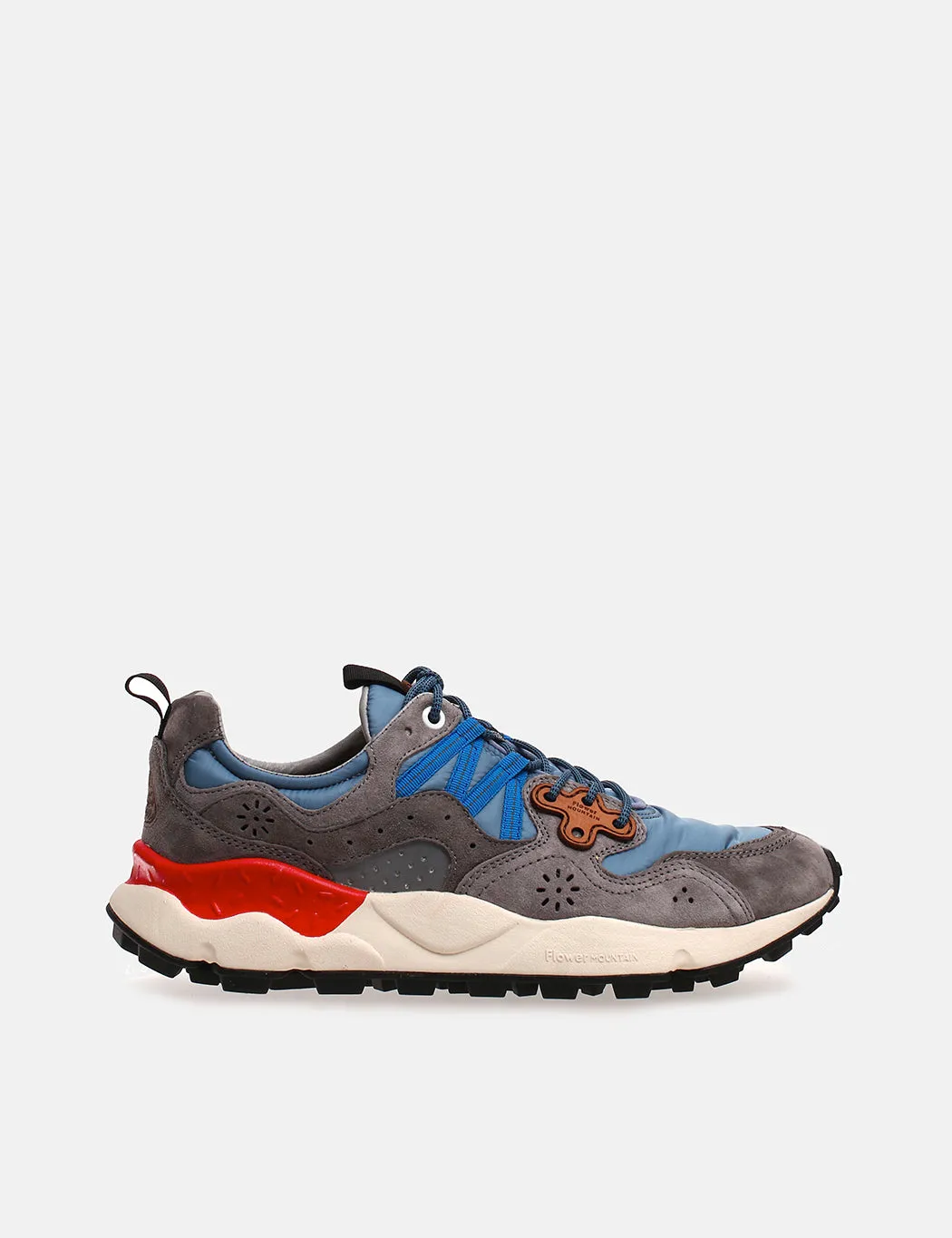 Flower Mountain Yamano 3 (Nylon/Suede) - Grey/Blue