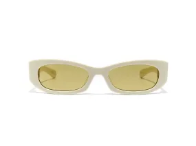 Gemma Solid Ivory/Smoked Sunglasses