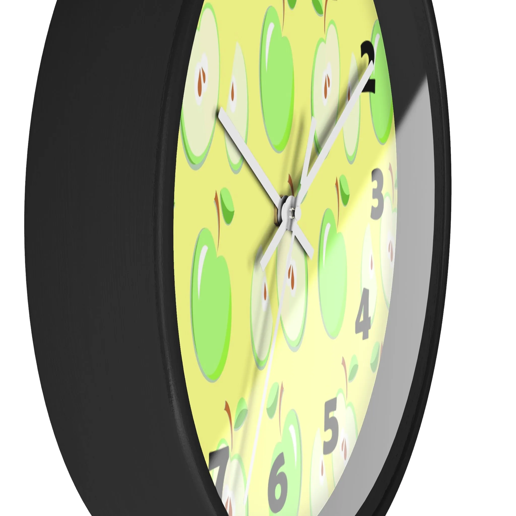 Green Apples Wall Clock