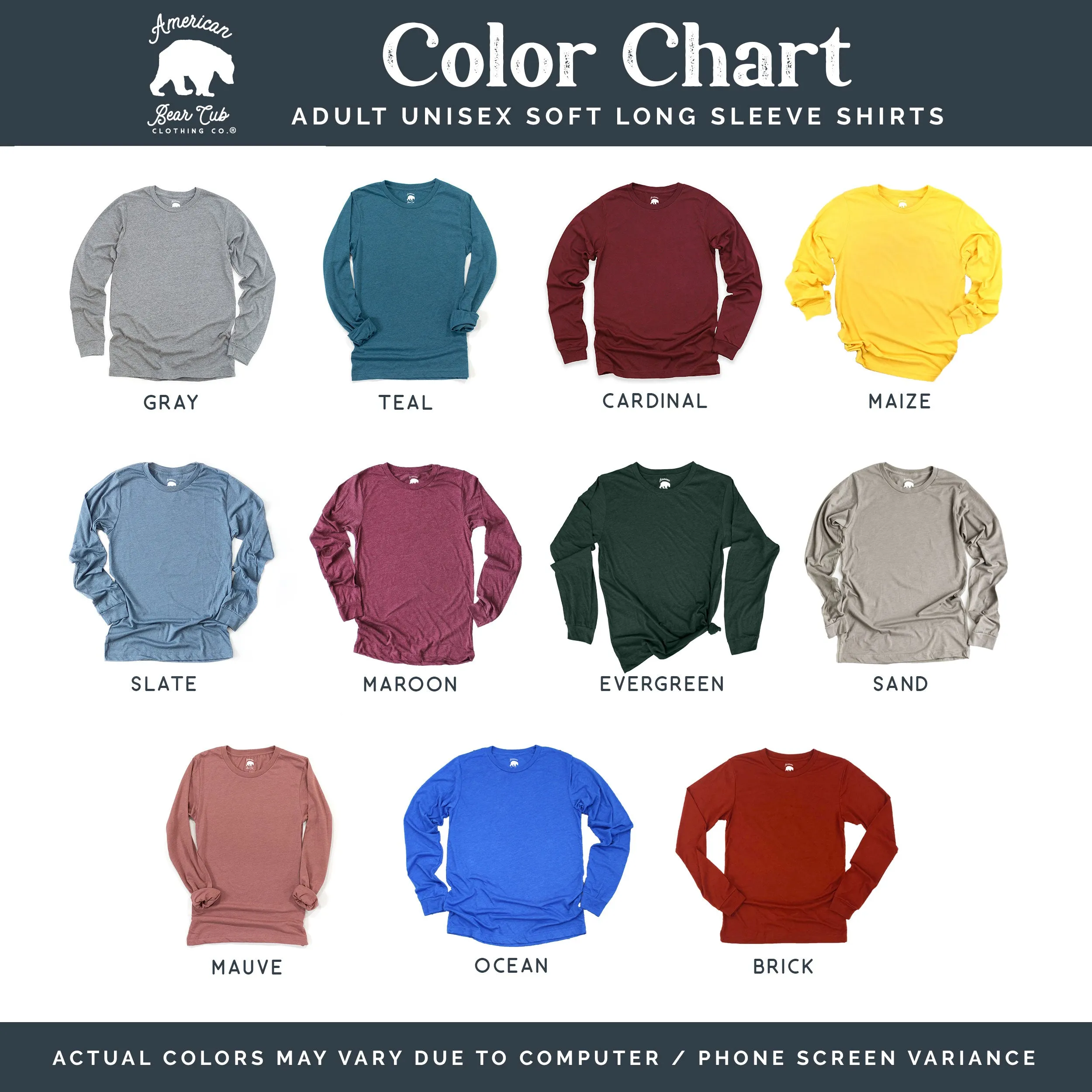 Home Grown Adult Long Sleeve Shirts