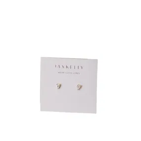 JAXKELLY | Clear CZ Teardrop Studs