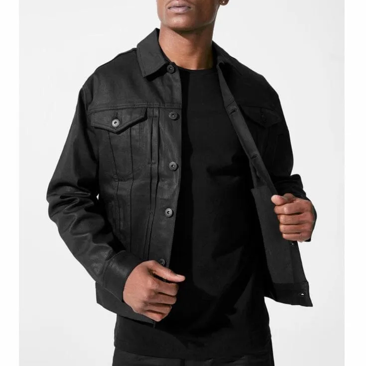 Jordan Craig Smooth Criminal Denim Trucker Jacket 2.0 (Jet Black) JJ450