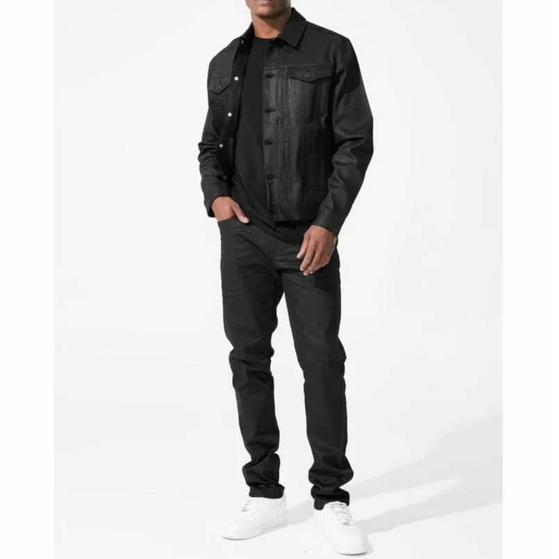 Jordan Craig Smooth Criminal Denim Trucker Jacket 2.0 (Jet Black) JJ450