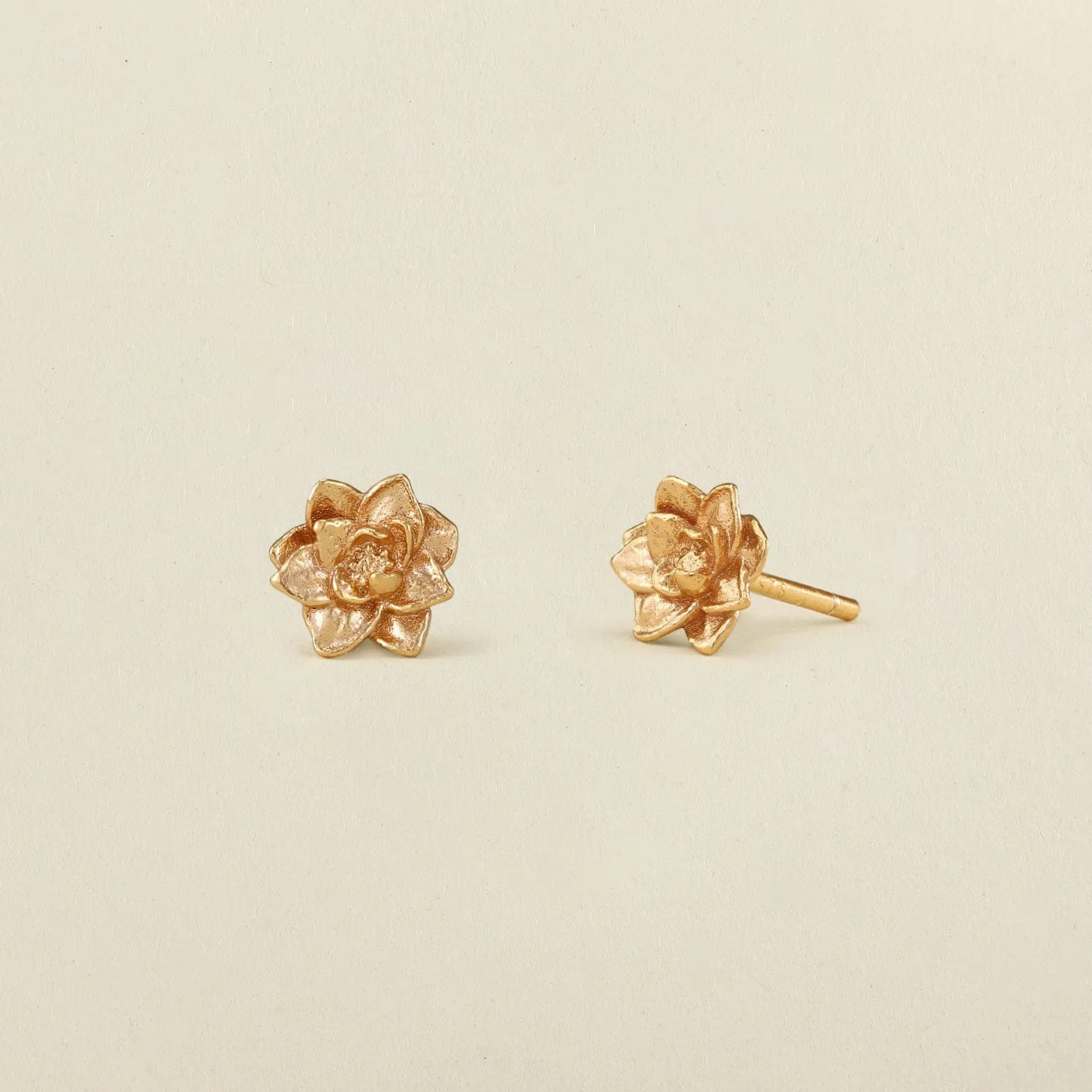 July Birth Flower Stud Earrings