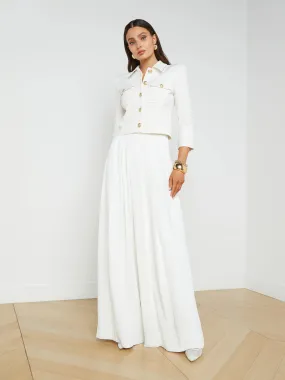 L’agence - Nova Pleated Pant - Ivory