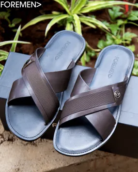 LIMA | Coffee Leather Sandals