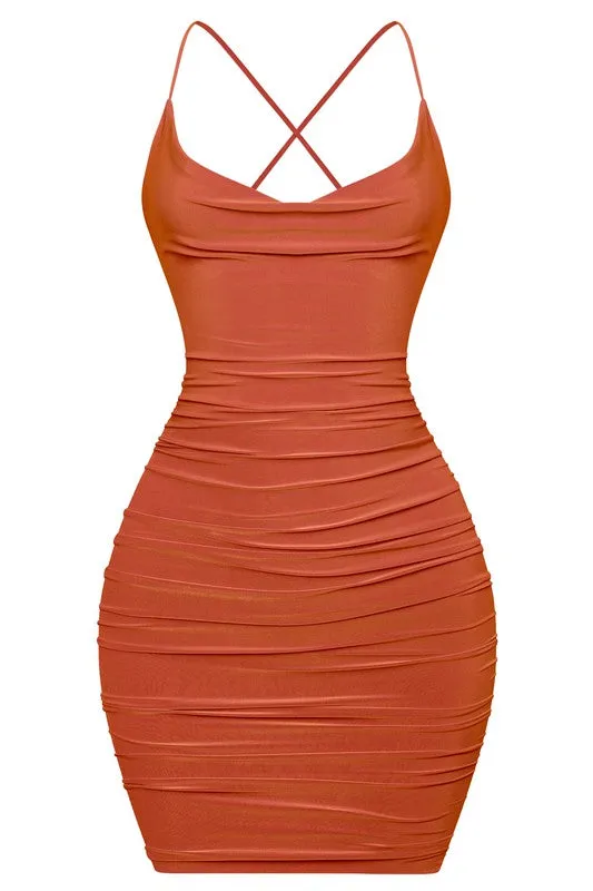 Lola Dress (Rust)