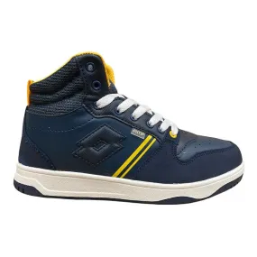 Lotto high-top sneakers for boys Rocket AMF Mid Jr L 216921 6Y3 blue