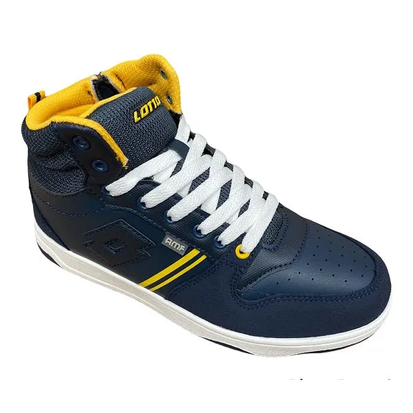 Lotto high-top sneakers for boys Rocket AMF Mid Jr L 216921 6Y3 blue