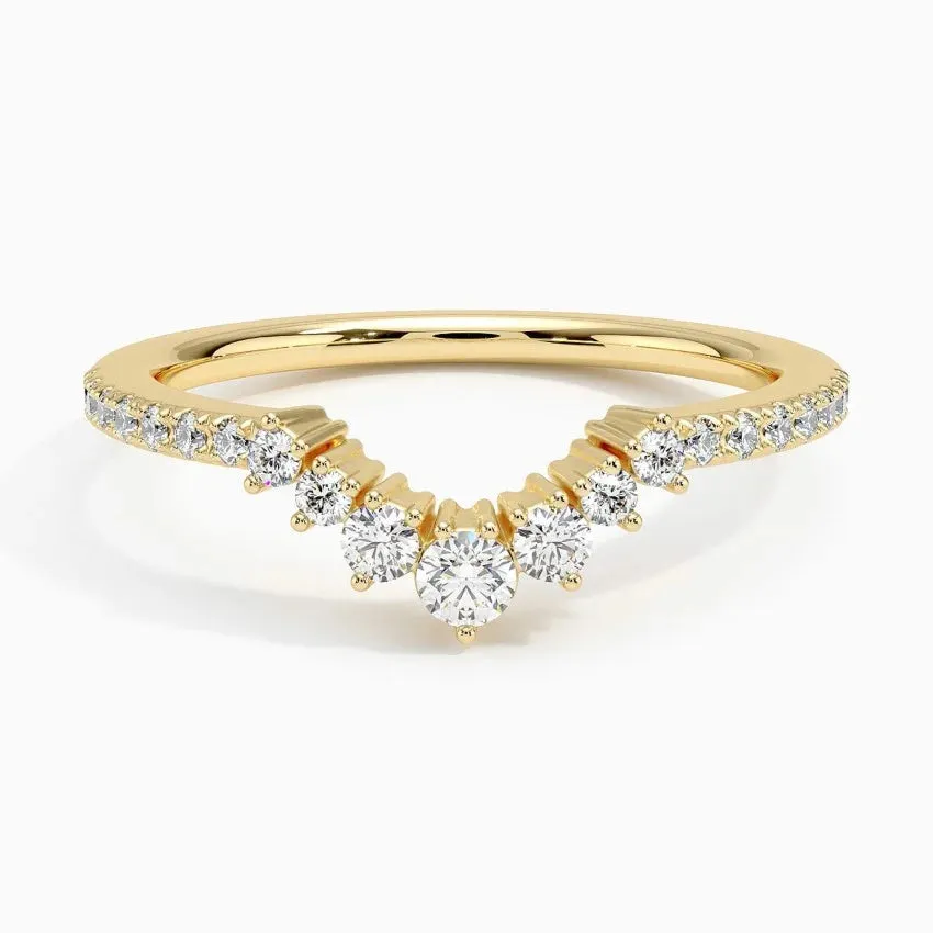 Luxe Belle Wedding Band Ring - LR102