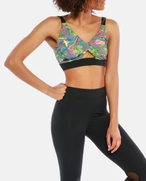 Macaw Triangle Black Top