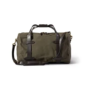 Medium Rugged Twill Duffle Bag, Otter Green