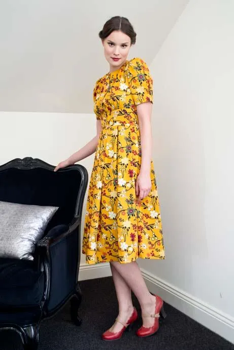 Mikaela Mustard Dress