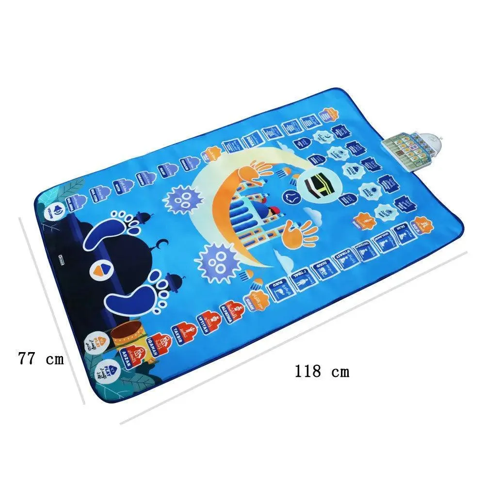 MR032 Electronic Interactive Children Prayer Mat, Islam Kids Educational Prayer Carpet