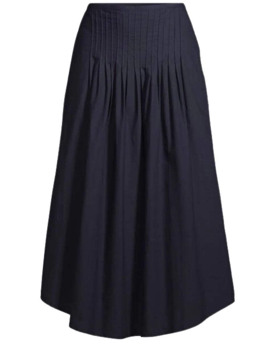 Olympia Midi Skirt Navy