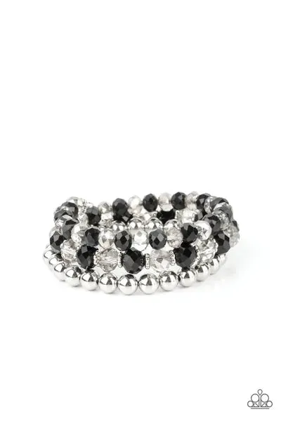 Paparazzi Accessories  - Gimme Gimme #B706 - Silver Bracelet