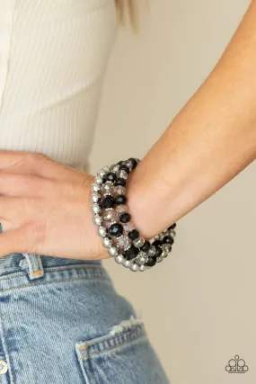 Paparazzi Accessories  - Gimme Gimme #B706 - Silver Bracelet